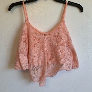 Charlotte Russe coral crop top
